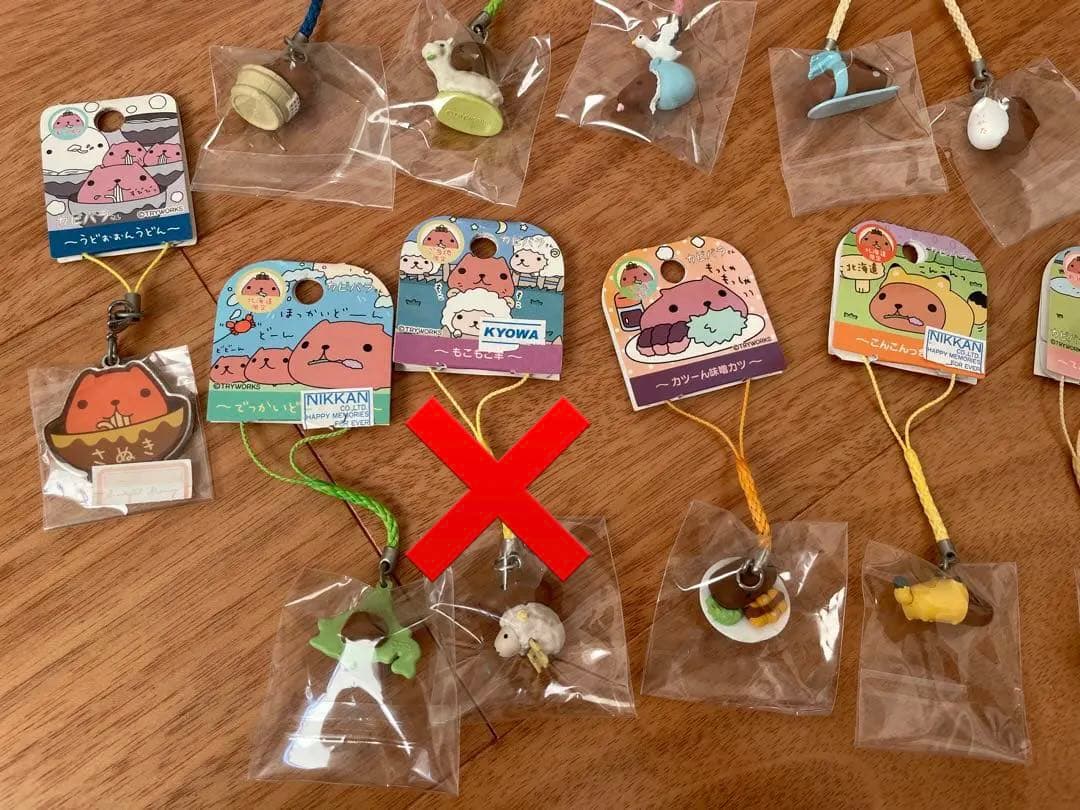 カピバラさん ご当地根付ストラップ まとめ売り