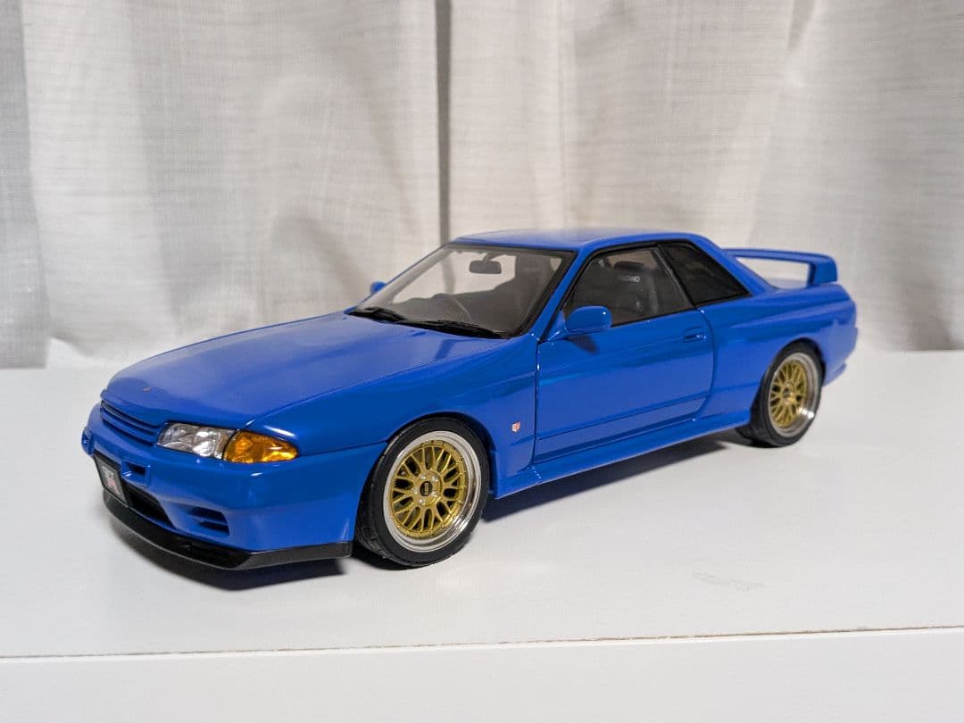 オートアート 1/18 日産 GT-R R32 チューンド・バージョン 青