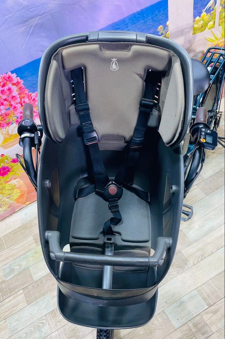 超人気！BIKKE ビッケ12AH⭐️ブリヂストン子供乗せ電動自転車Y1640