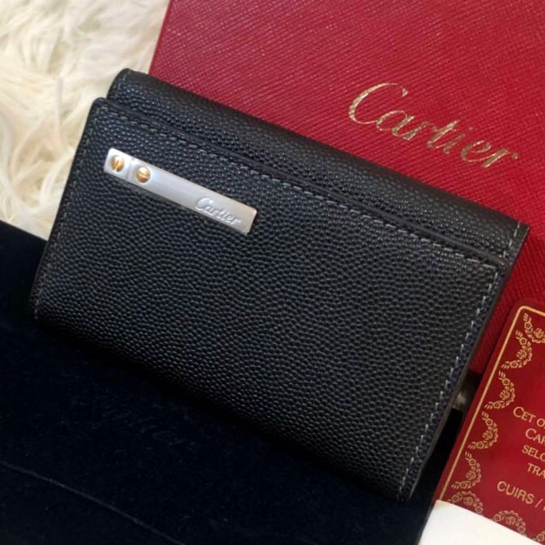 未使用✨カルティエ サントス　レザー　6連キーケース