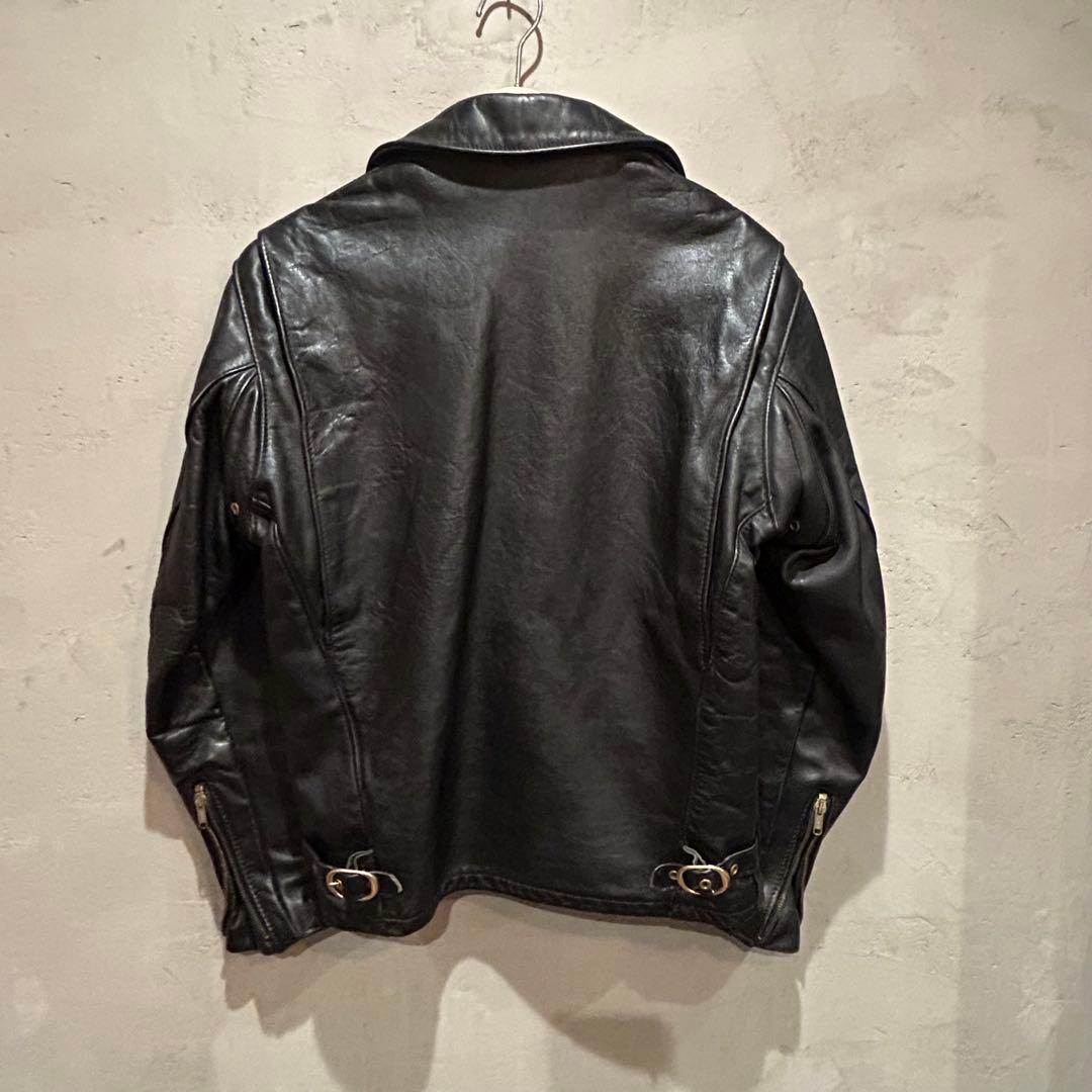 schottショット　643 シングルライダース　襟付き　レザージャケット36