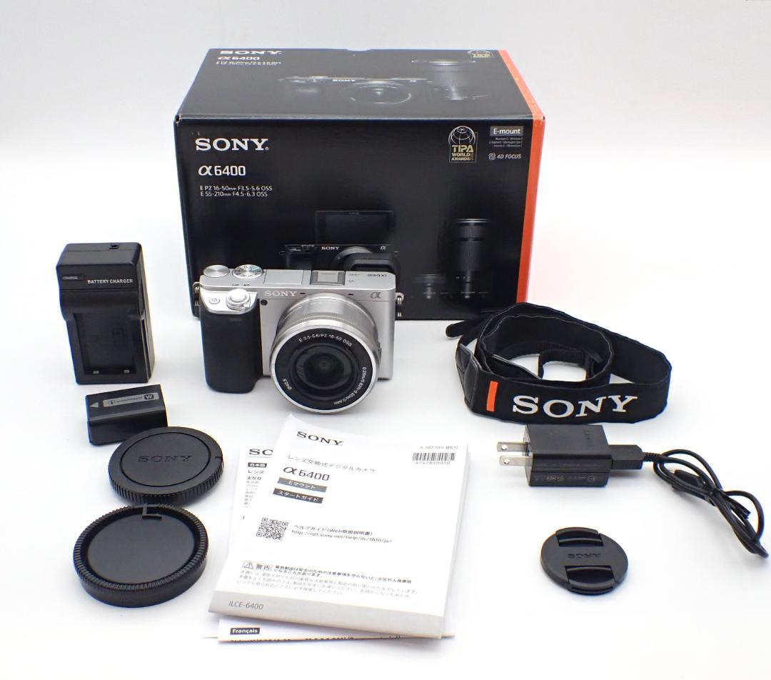 B*n様 SONY α6400　16-50ｍｍ バッテリー・充電器セット!!美品