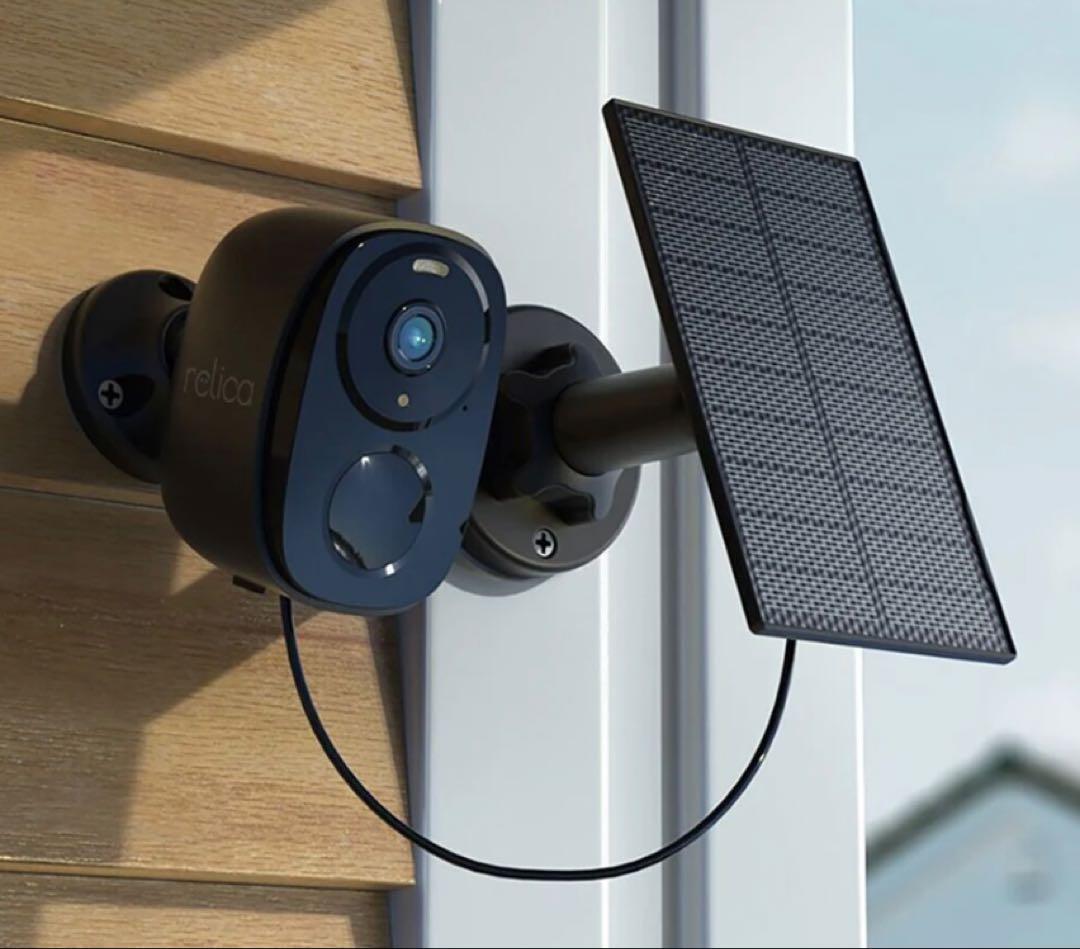 ［新品・未使用］防犯カメラ relica G3 ソーラー充電、wi-fi通信