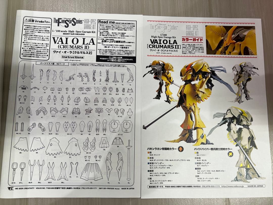 FSS ボークス HSGK 1/100 クルマルスⅡ ヴァイ・オ・ラ