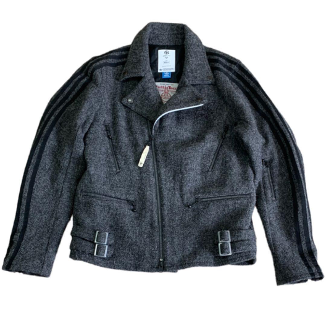 【激レア】アディダス×ネイバーフッド×ハリスツイード ライダースジャケット