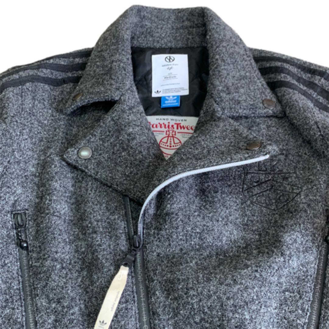 【激レア】アディダス×ネイバーフッド×ハリスツイード ライダースジャケット