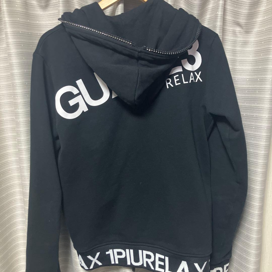 希少！！1PIU1UGUALE3 RELAX パーカー黒　Mサイズ