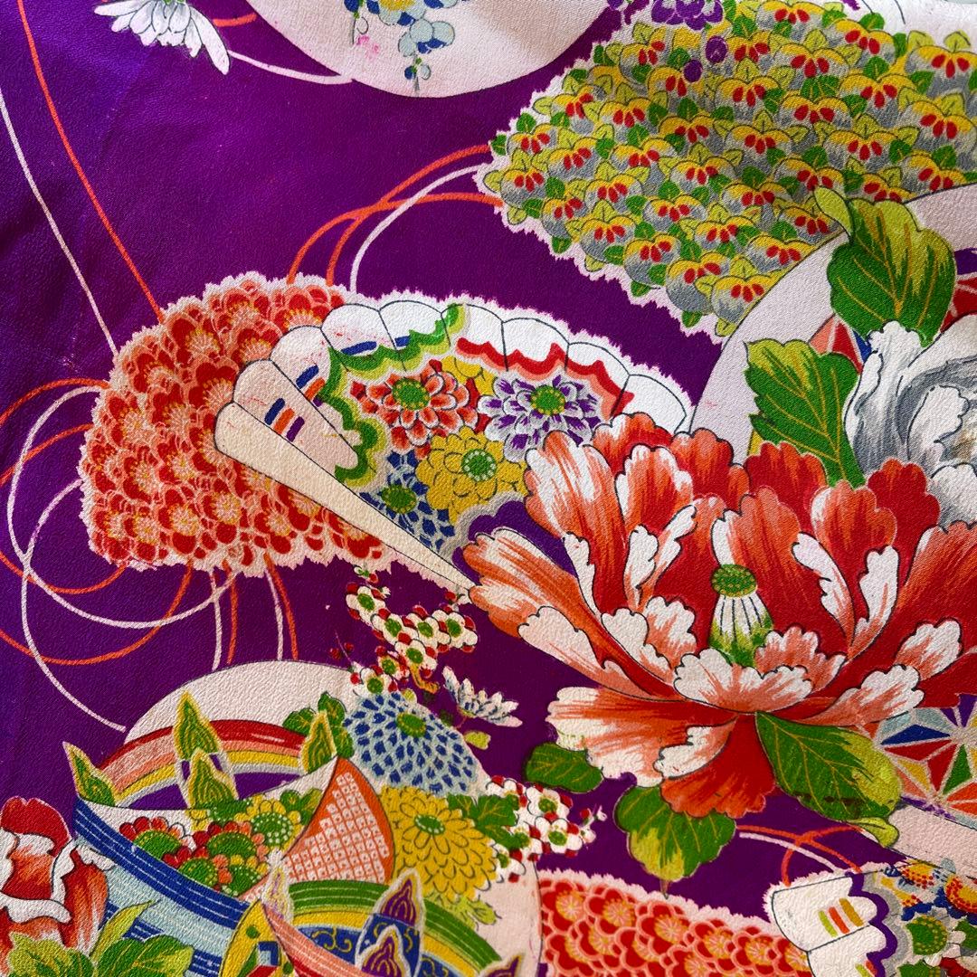 にゃんこ★アンティーク七五三着物セット★3歳用