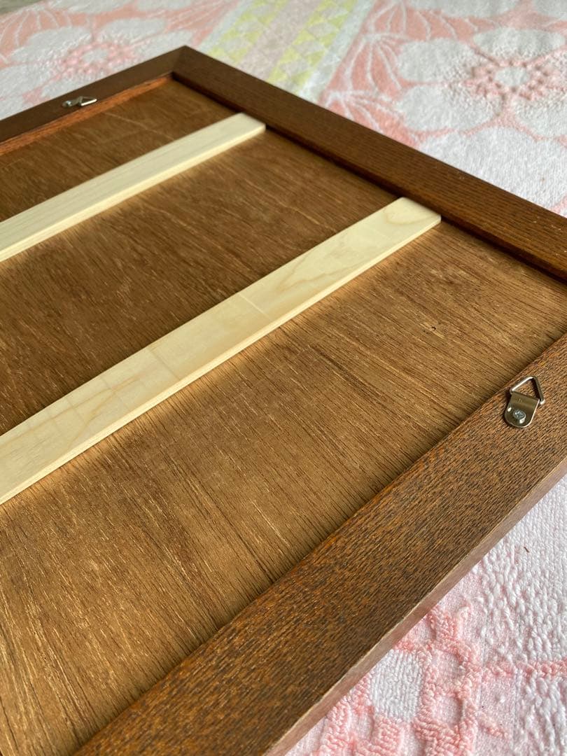 柚木沙弥郎 型染絵 干支　馬　額縁　染織工芸作家　民藝