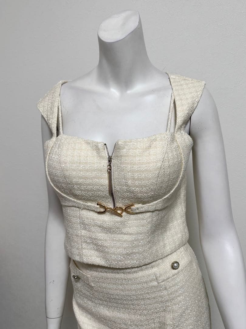 ROBE de FLEURSローブドフルール・ドレスツイードセットアップ