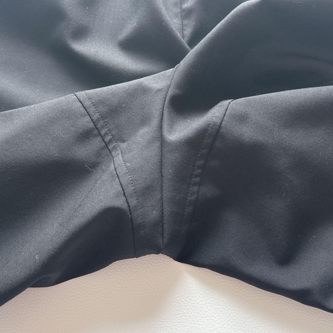 BLACKコムデギャルソン 吊りズボン　サロペット　ベロア　紫黒　サムエルパンツ