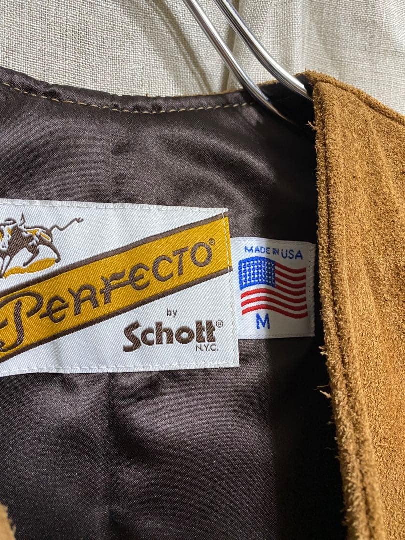 ジャケット・アウター Schott Perfecto / 321USV SUEDE MC VEST