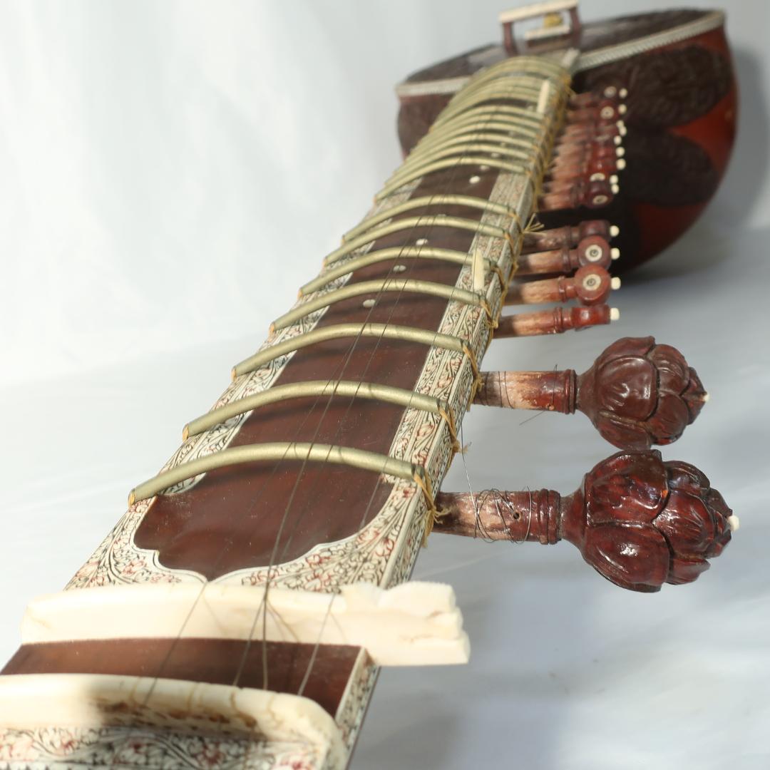 インド民族楽器 シタール 全長約124cm