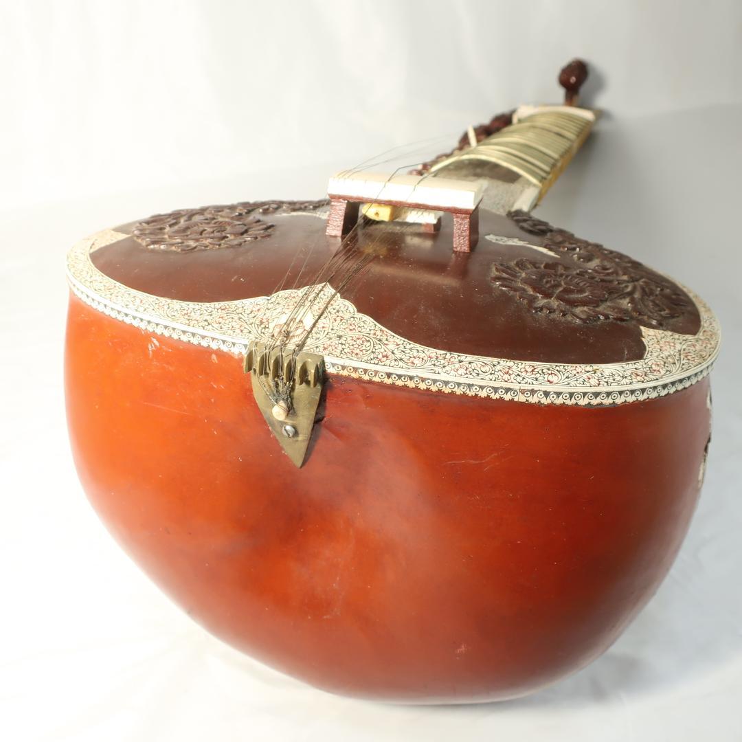 インド民族楽器 シタール 全長約124cm