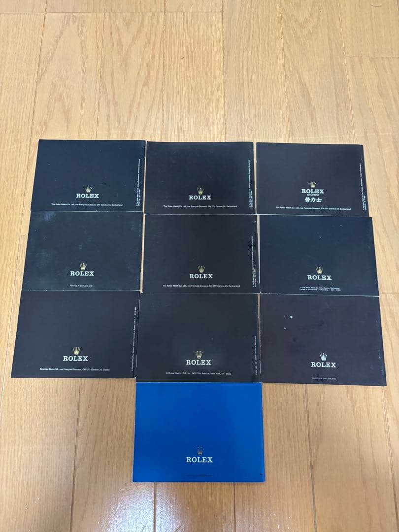 ロレックスRolexオイスター冊子10枚