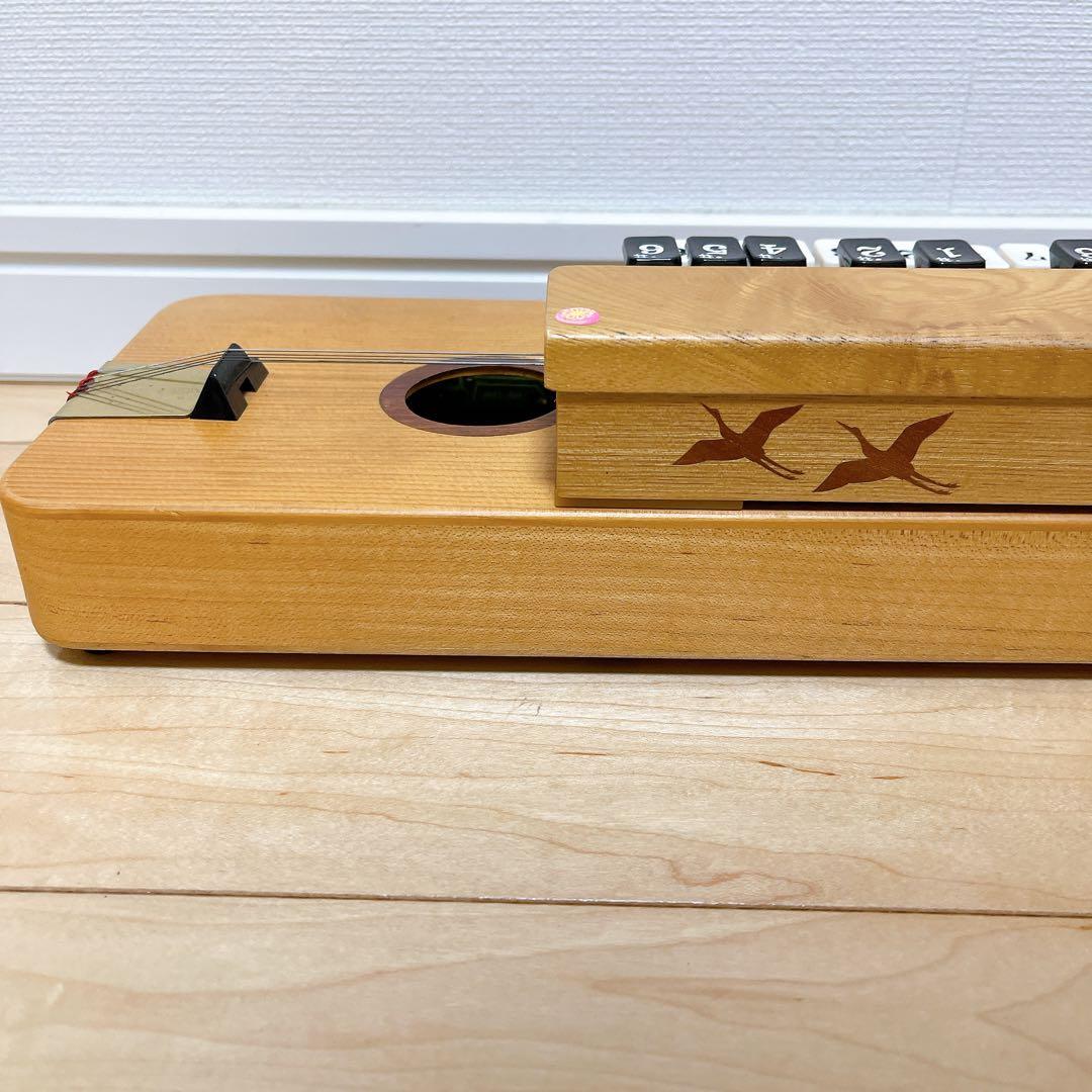 ★動作品★SUZUKI スズキ 弁慶 電気大正琴 ケース 説明書 ピック付き