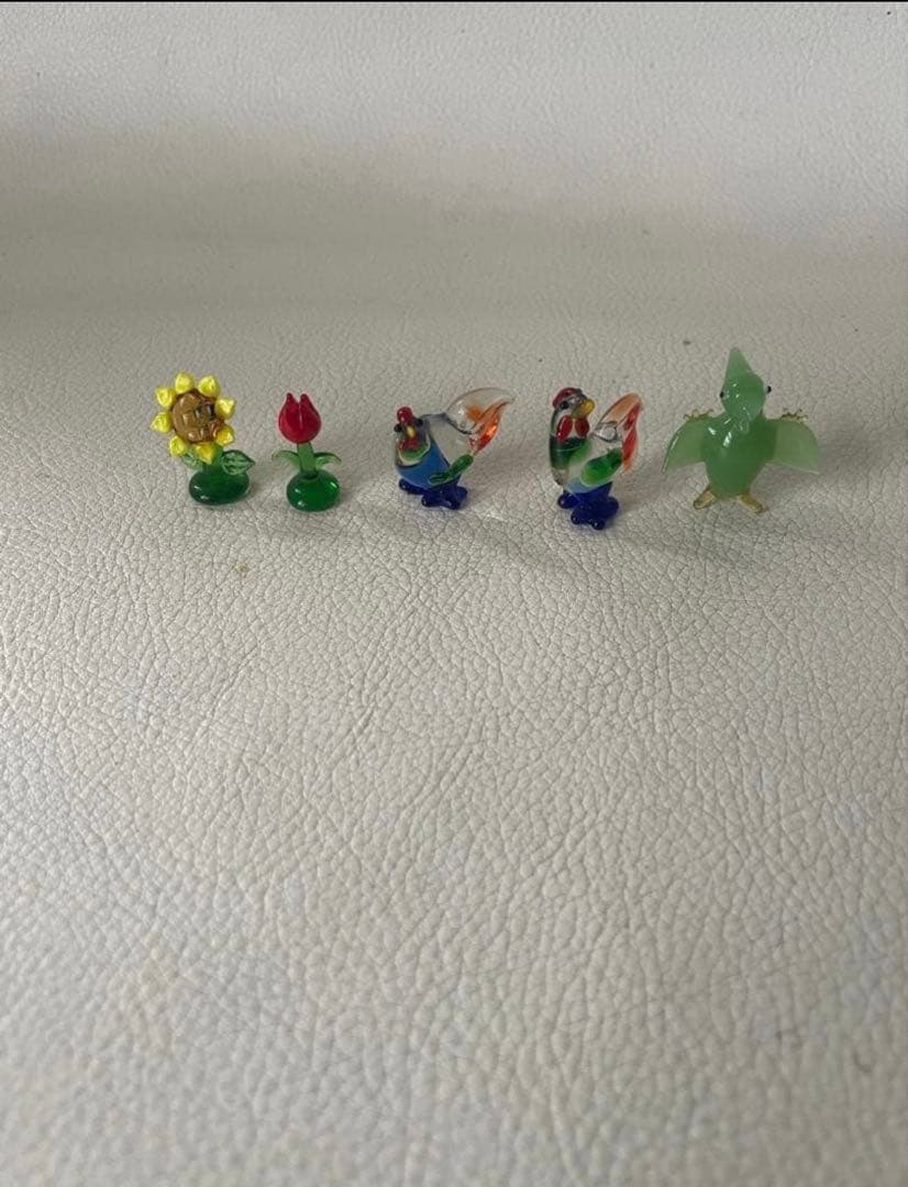 ガラス細工 ミニチュア 天然石 計41点 縁起物 小樽 北一ガラス 函館 明治館