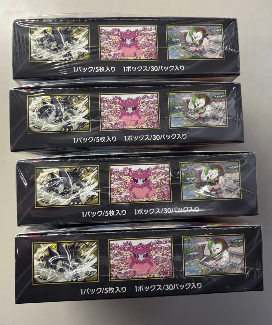 ポケモンカード ムニキスゼロ　4BOX