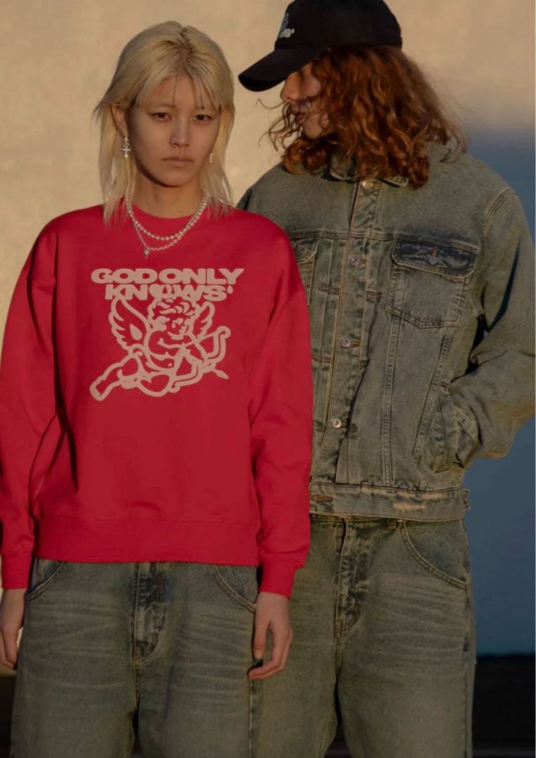 GOD ONLY KNOWS クルーネック トレーナー スウェット