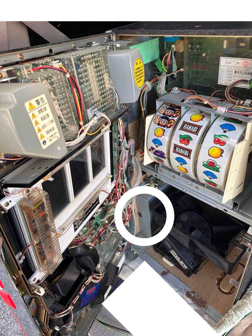 花火百景 スロットマシン 鍵あり、メダルつき