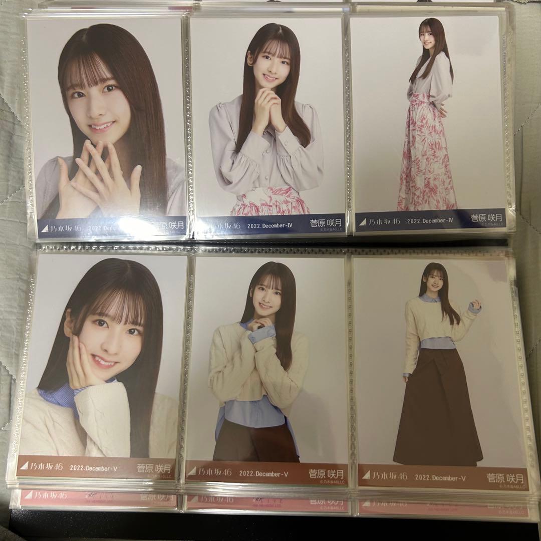 乃木坂46 菅原咲月 2022年月間ランダム 生写真 コンプ 25種 まとめ売り