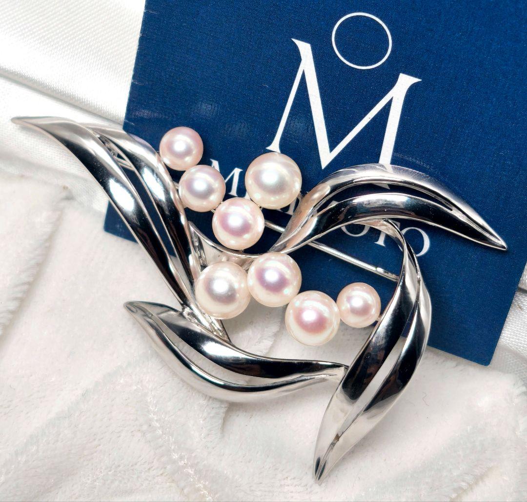 【極美品 最高級】ミキモト ブローチ パール フォーマル 皇室御用達 正規品