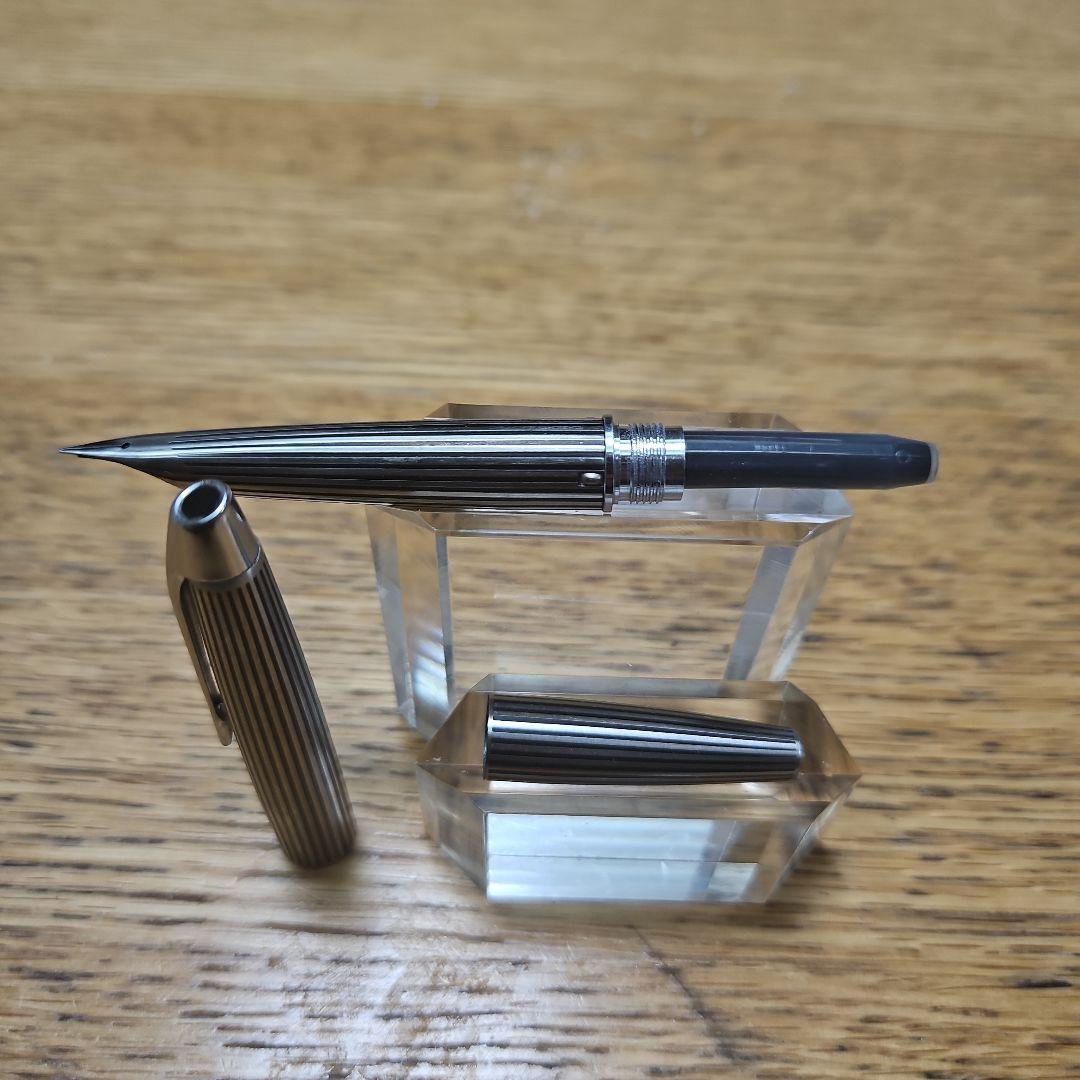 【幻の希少品】 PILOT ミュー ストライプ 廃盤 蝕刻　ヴィンテージ 超美品