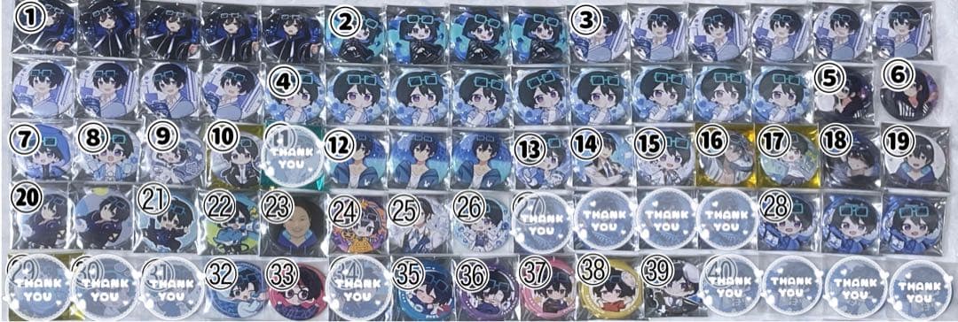 ちょこらび ポケカメン 缶バッジ