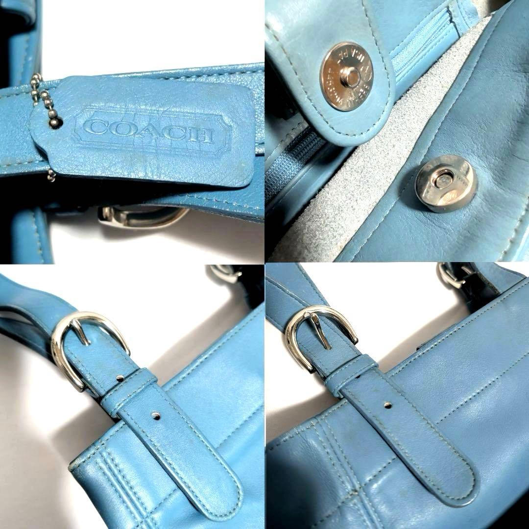 オールドコーチ ウェイバリー ソーホー ショルダーバッグ 肩がけ ライトブルー