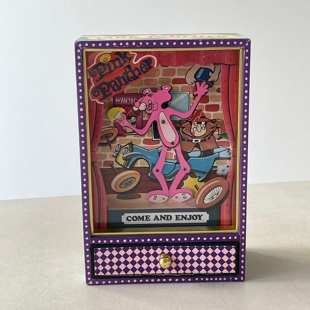ピンクパンサー オルゴール 小物入れ PINK PANTHER