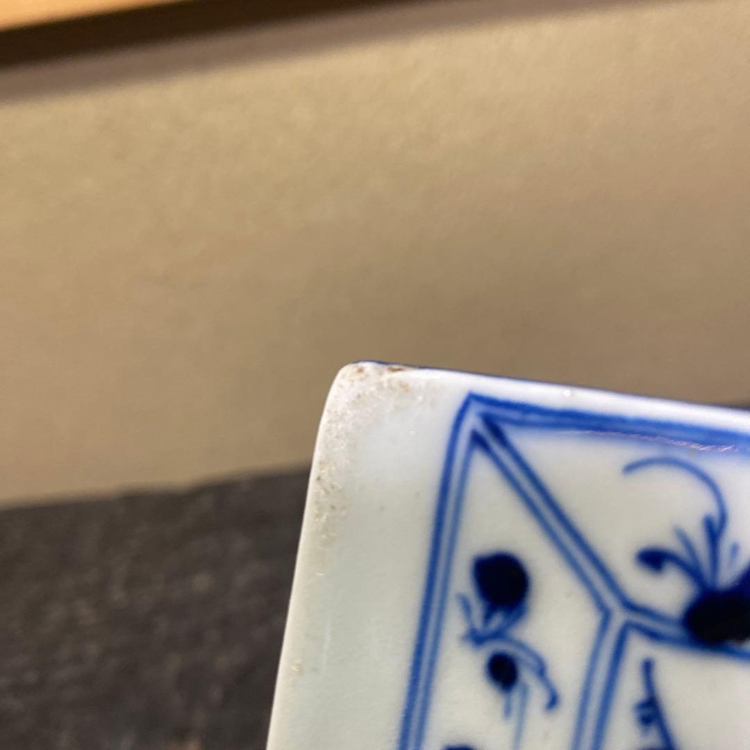 中国古玩　華図水滴形硯　【桐箱付】