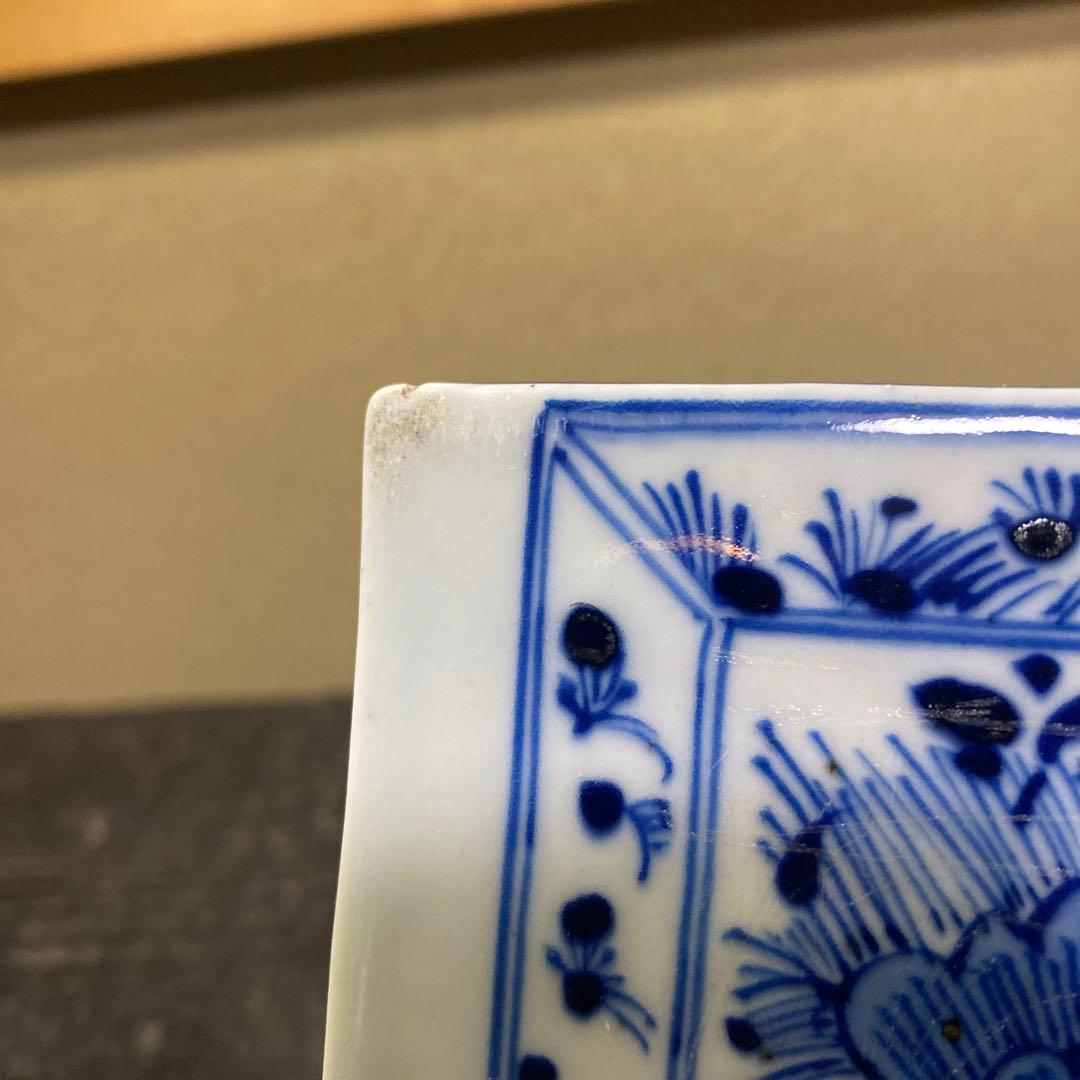 中国古玩　華図水滴形硯　【桐箱付】