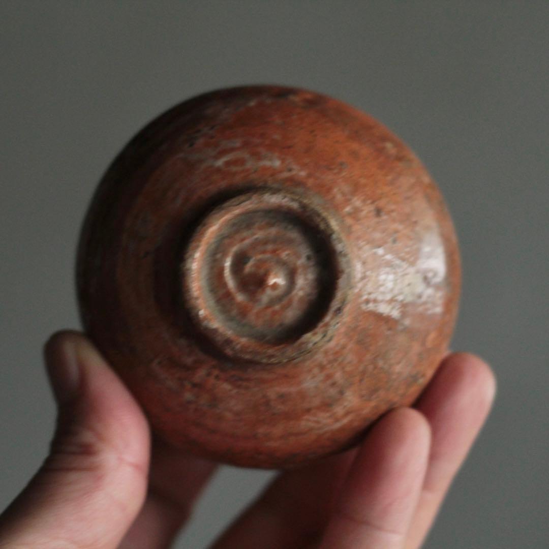 赤楽 小碗 大盃 No.6 古美術 古道具 アンティーク 京焼