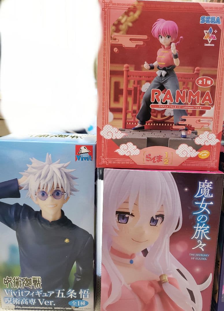 色んなアニメのフィギュアセット