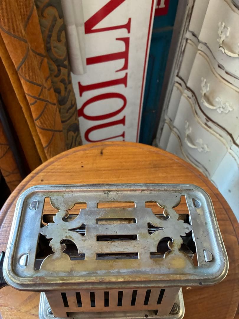 アンティーク　トースター　美しい　メタル　トースター　アメリカ　1920年代