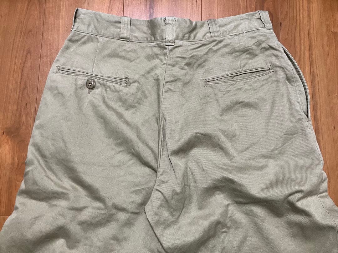 US ARMY トラウザー チノ　70s W32×L29 希少サイズヴィンテージ