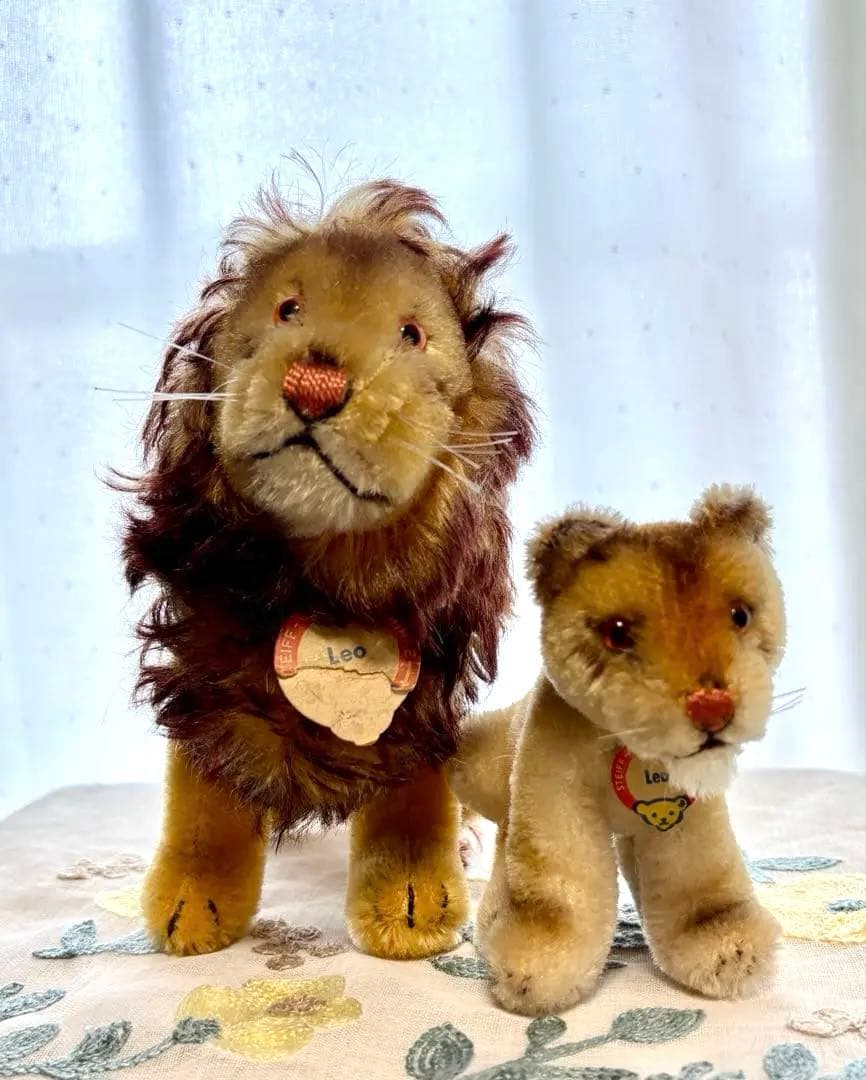 シュタイフ Steiff ライオン レオLeo ・レア Lea セット
