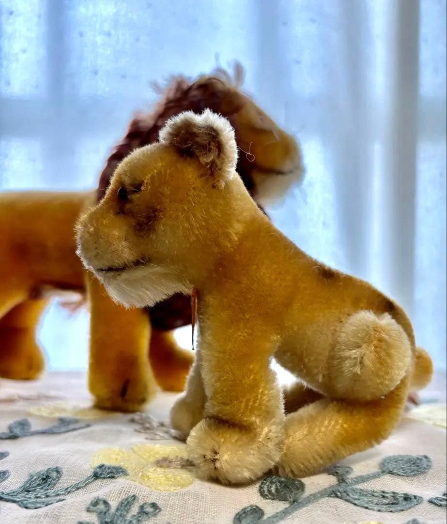 シュタイフ Steiff ライオン レオLeo ・レア Lea セット