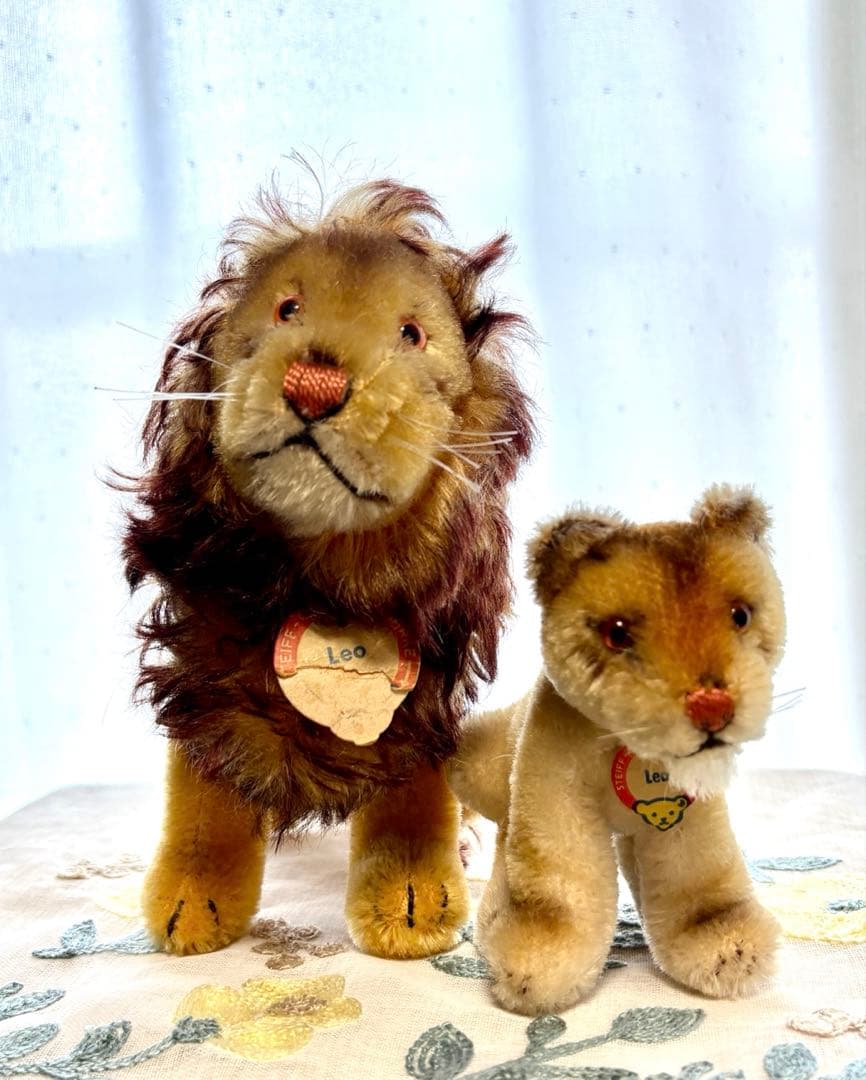 シュタイフ Steiff ライオン レオLeo ・レア Lea セット