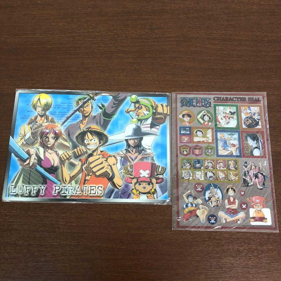 ❶ワンピース ジャンボカードダス パッドダス シール 下敷き まとめ売り