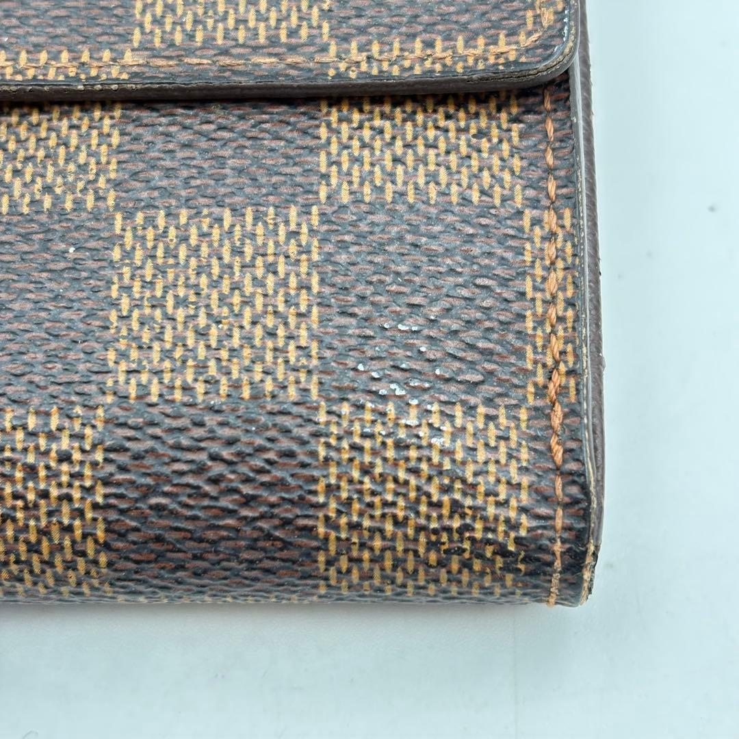 ルイヴィトン ポルト フォイユ エリーズ ダミエ 折り財布0906-S6791t