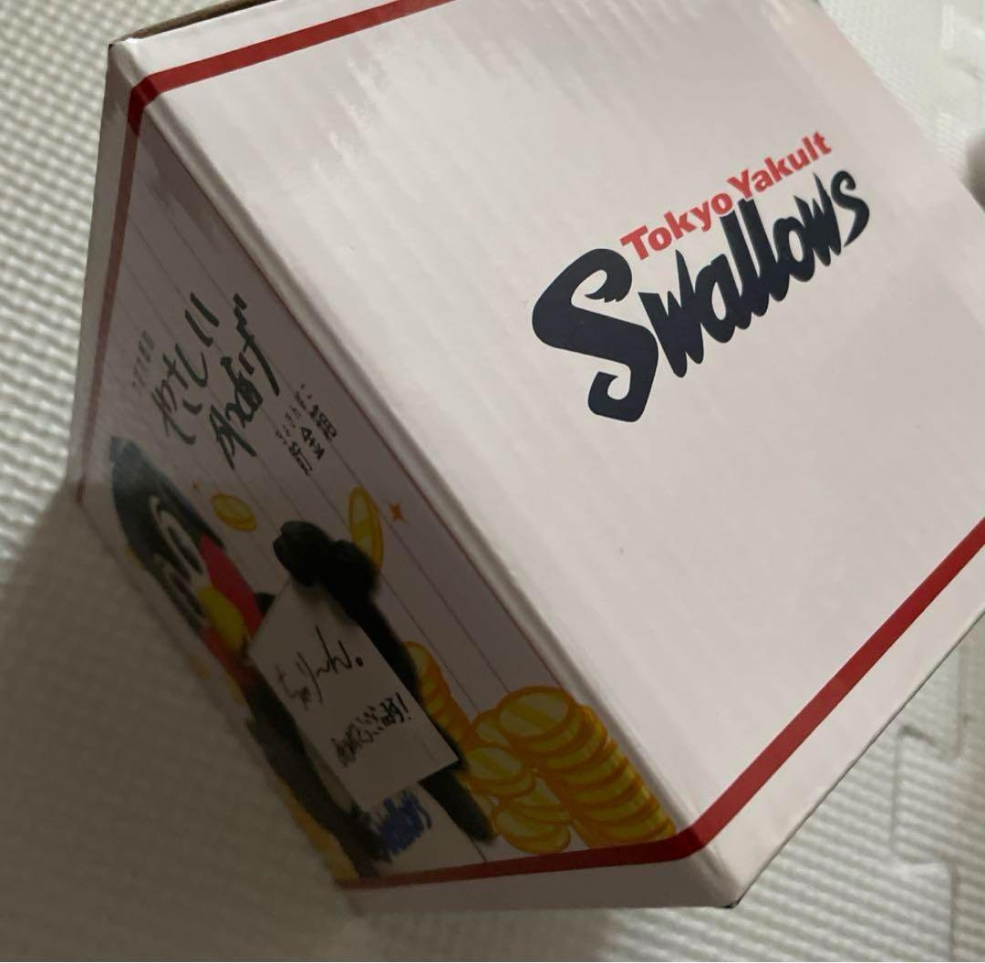 つば九郎 貯金箱 ヤクルトスワローズ 動作確認済み　ちゃり～ん version