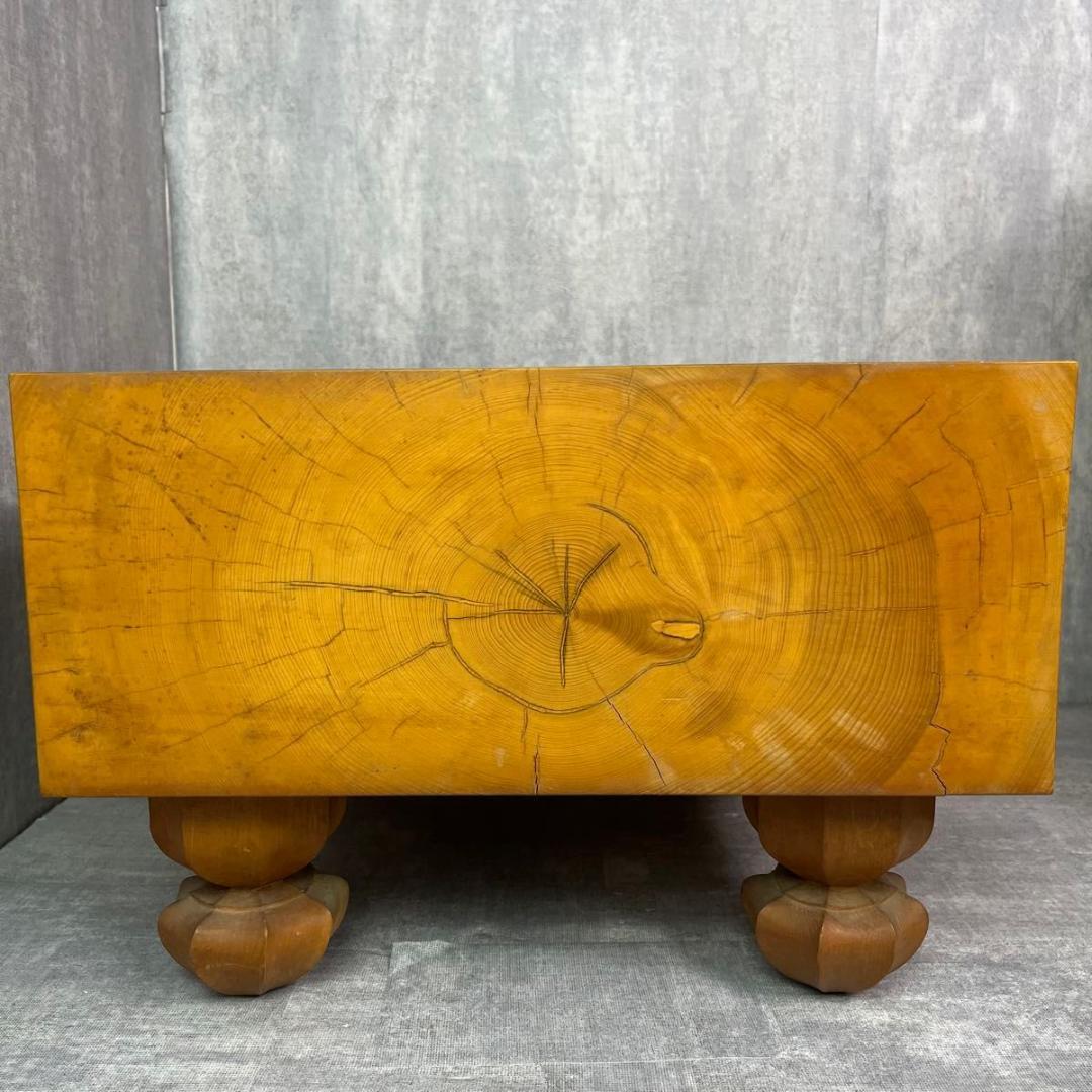 高級天然木 本榧 碁盤 ヘソあり 約5.6寸 蛤碁石 那智黒石 本カヤ 囲碁