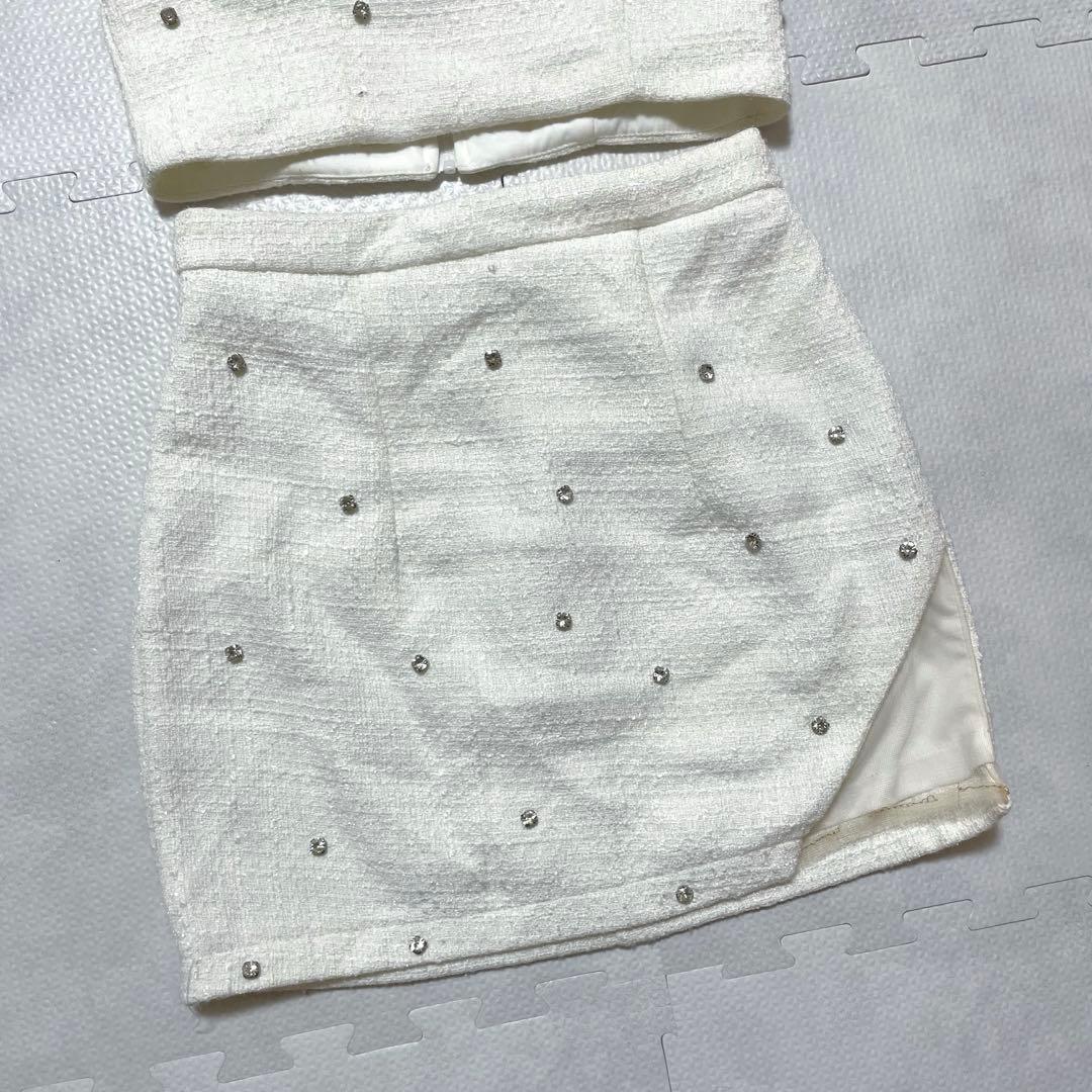 JEWELS ジュエルズ キャバクラ ドレス セットアップ ビジュー リボン