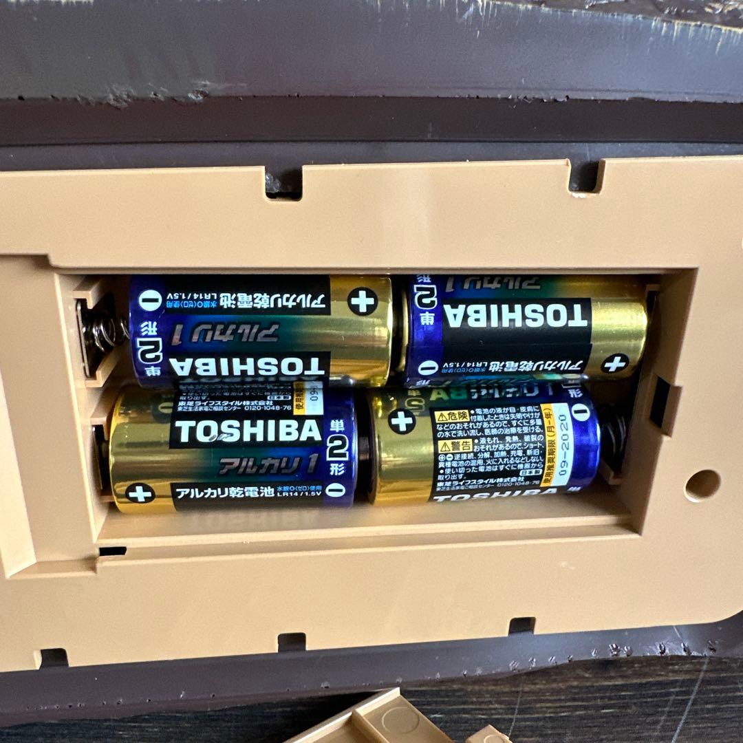 こぐまの音楽隊 鉄琴演奏　置き時計　からくり時計　おもちゃ