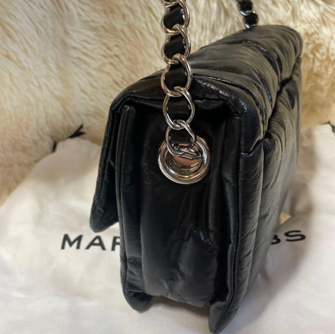 美品　マークジェイコブス　ピロー　ショルダーバッグ　チェーン　ブラック