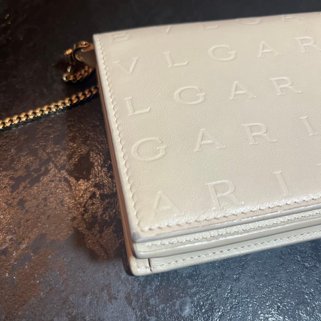 ブルガリ ロゴ インフィニートゥム チェーンウォレット長財布 ショルダーバッグ