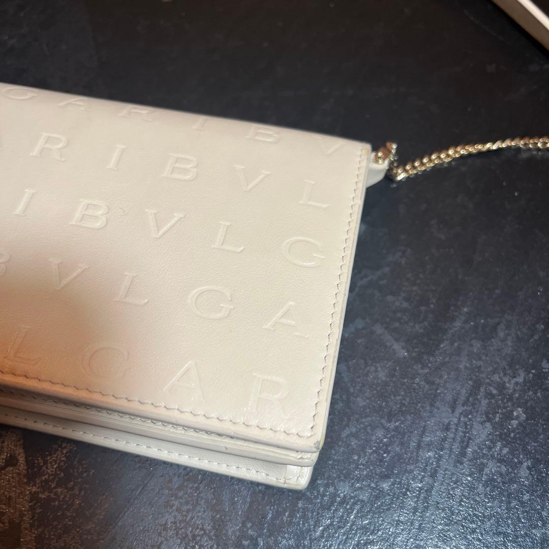 ブルガリ ロゴ インフィニートゥム チェーンウォレット長財布 ショルダーバッグ