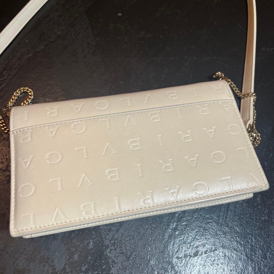 ブルガリ ロゴ インフィニートゥム チェーンウォレット長財布 ショルダーバッグ