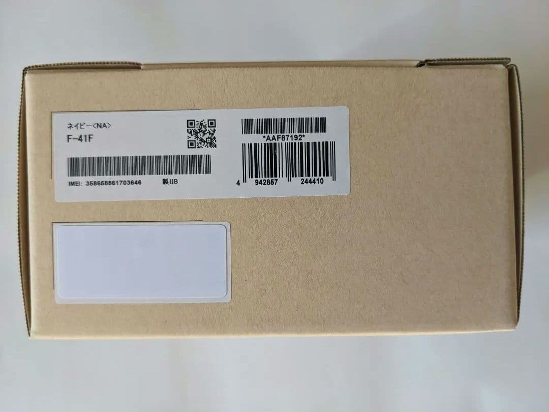 docomo らくらくホン F-41F セット ネイビー